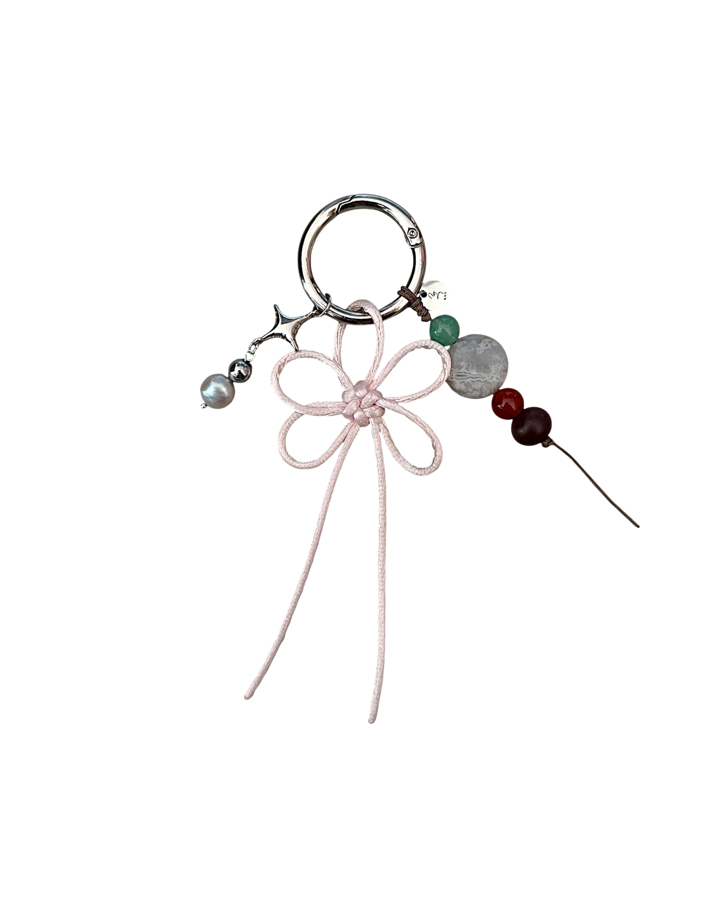 PLUM BLOSSOM KNOT KEYCHAIN