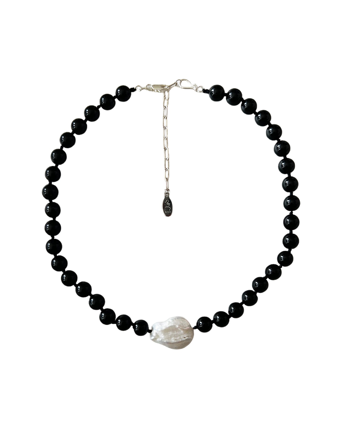 VOID ONYX PEARL NECKLACE