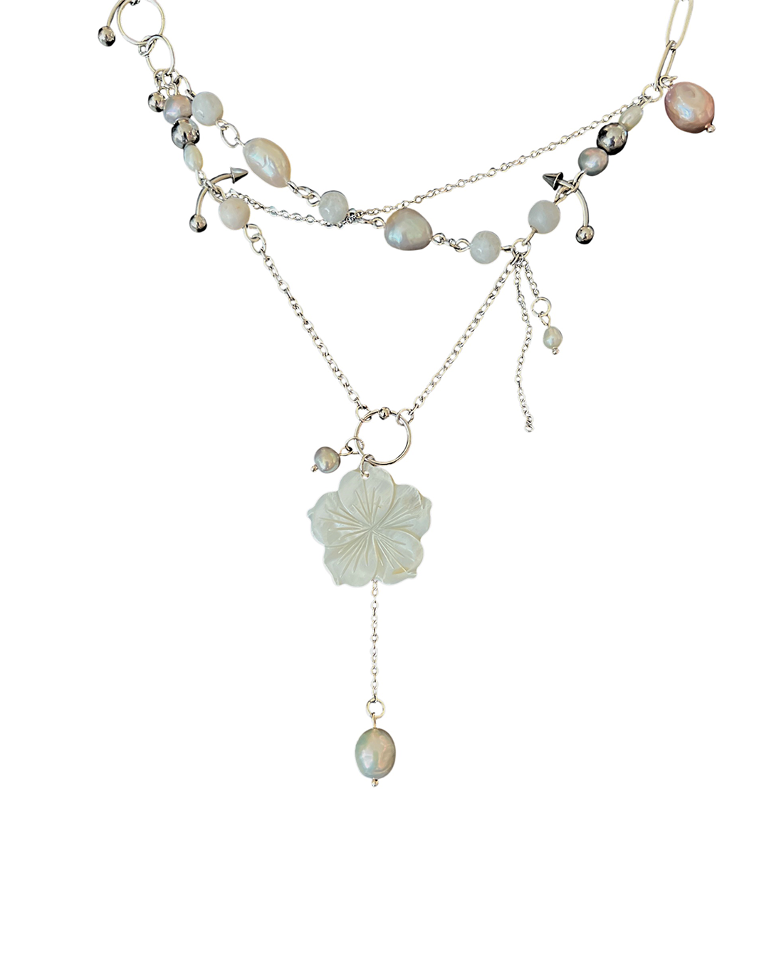 HIBISCUS FLOWER NECKLACE