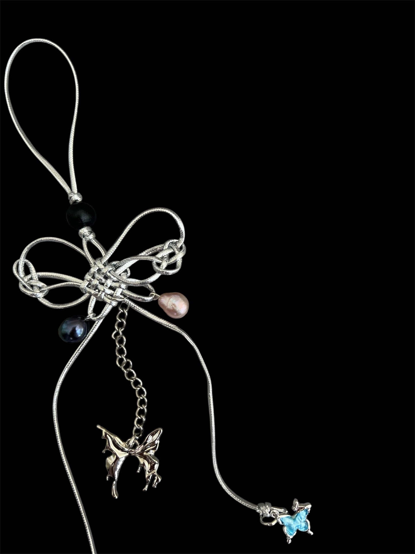BUTTERFLY KNOT CHARM