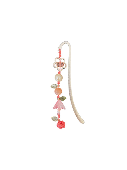 PEACH KNOT BOOKMARK