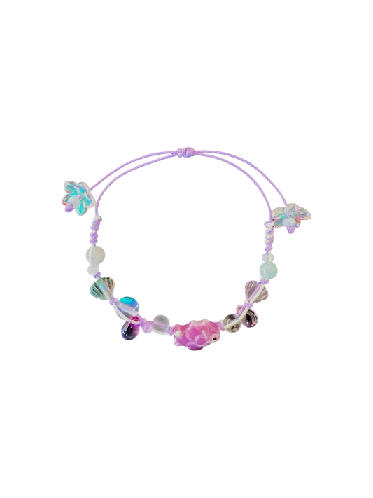 PURPLE FISH BRACELET
