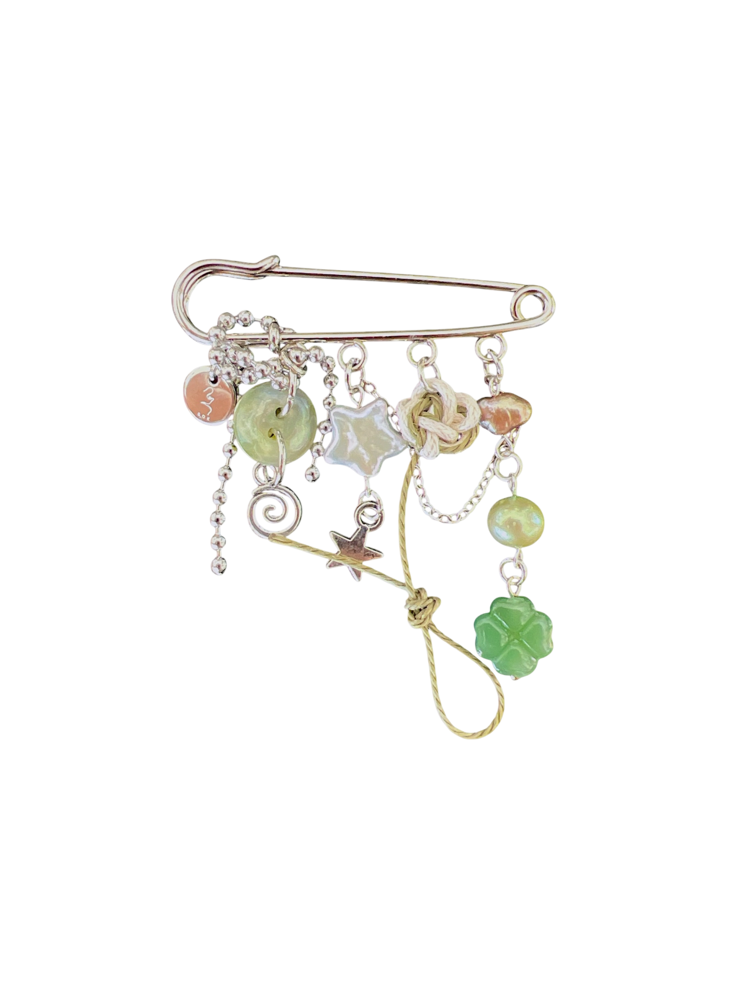 LUCKY 4-LEAF BROOCH