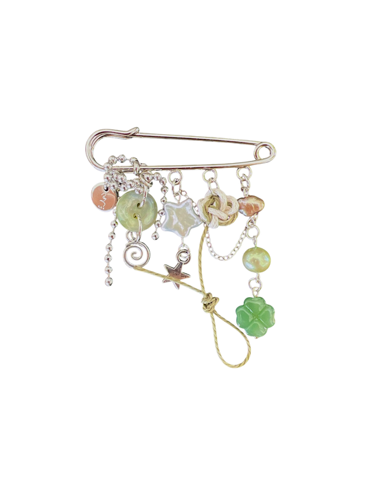 LUCKY 4-LEAF BROOCH