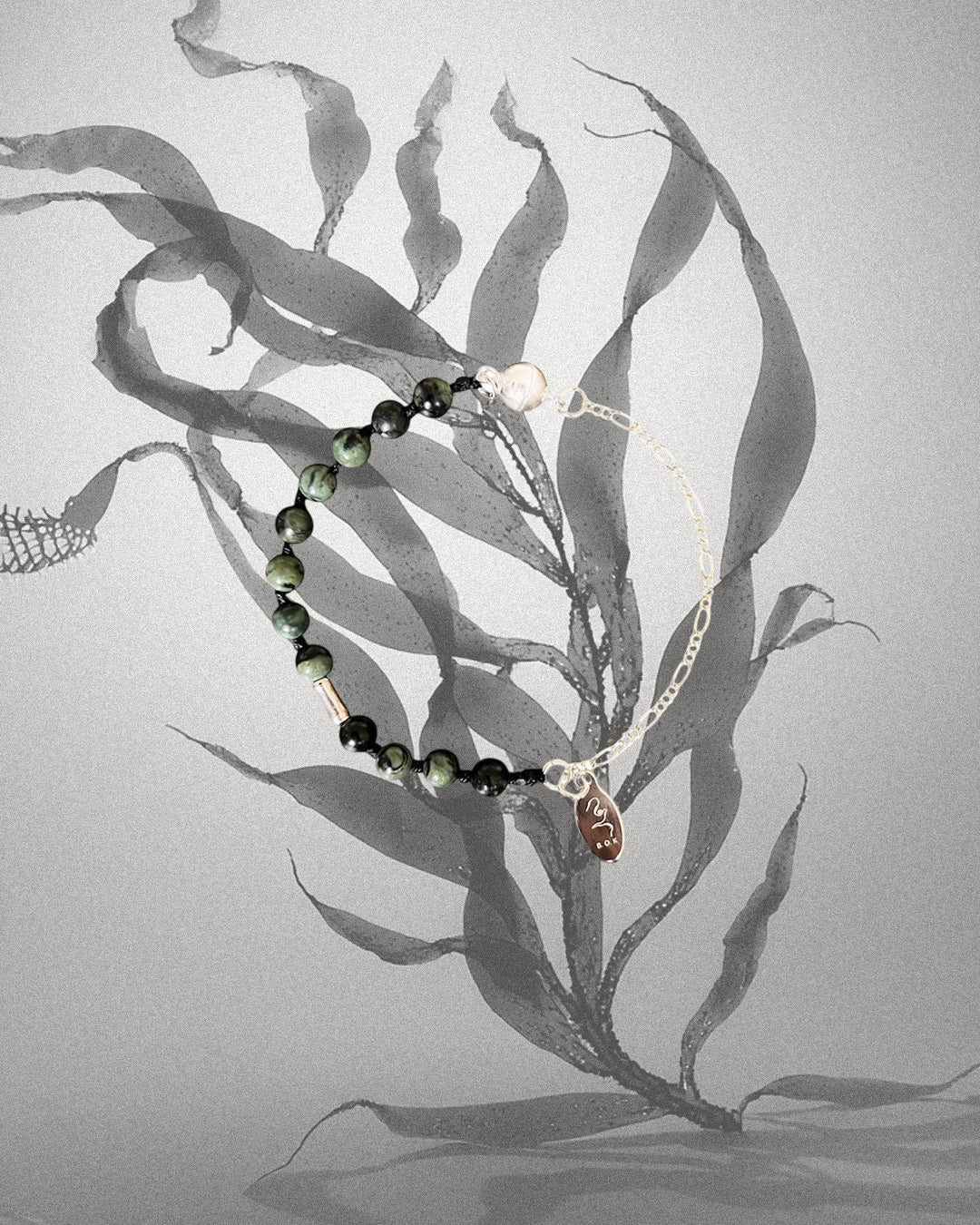 SILVER TUBE KNOT CHAIN BRACELET