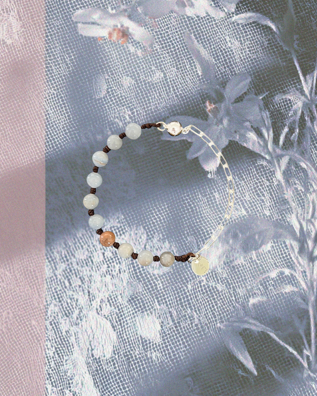 KNOT STONE CHAIN BRACELET