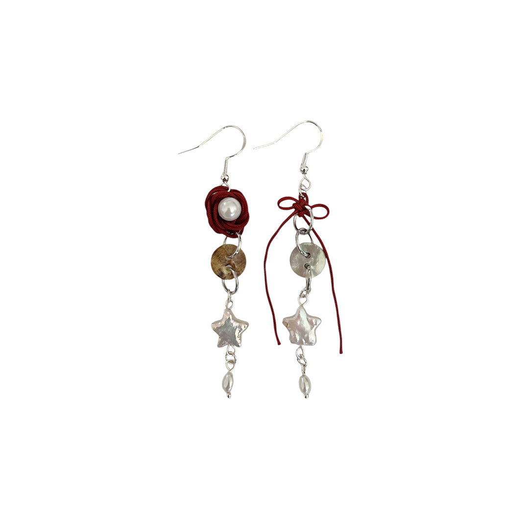 ROSE PEARL EARRINGS